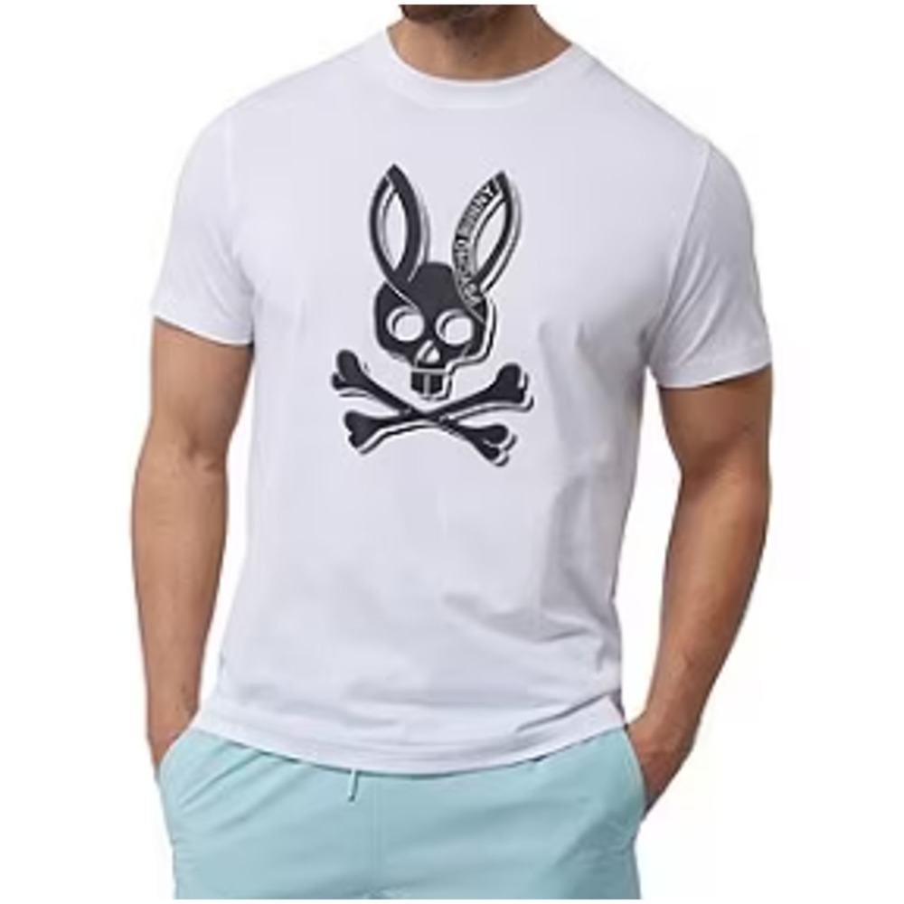 Psycho Bunny Serge Embroidered Graphic Men's Tee 5 | Medium - Picture 12 of 12